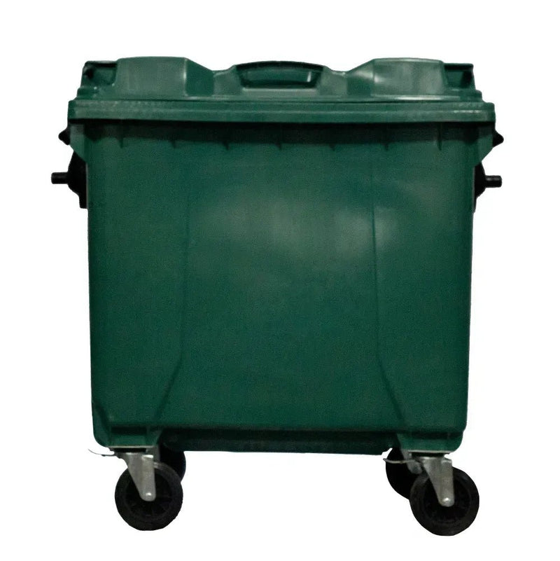 Contentor Plástico 1000 Litros Verde - Bin Embalagens