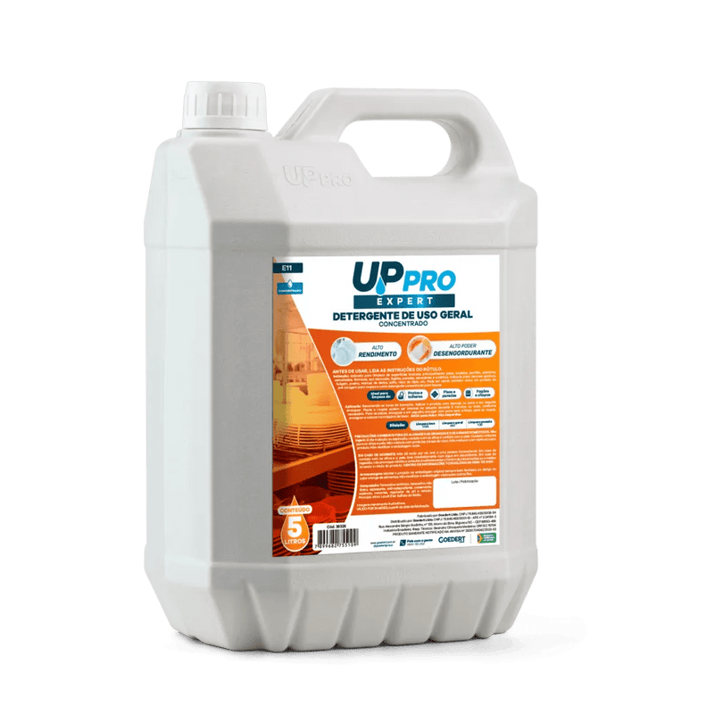 Detergente de uso geral 5L (concentrado) E11 – UPPRO - Bin Embalagens
