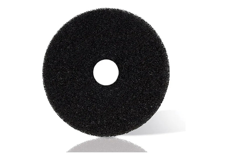 Disco remov. p/enceradeira preto 300mm. - Nobre - Bin Embalagens