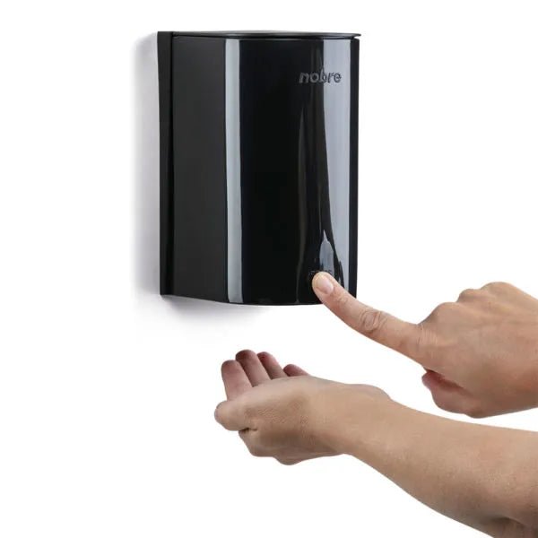 Dispenser Mini p/ Sabonete - Espuma - 500ml - Preto - Nobre - Bin Embalagens