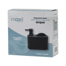 Dispenser p/ detergente e esponja cinza Acqua – Mood - Bin Embalagens