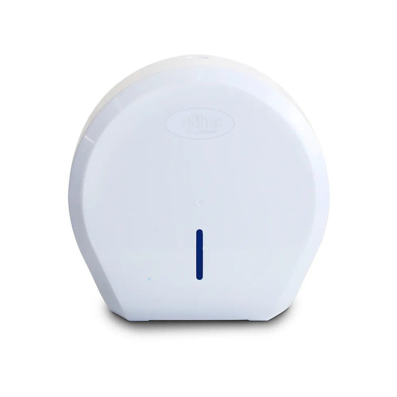 Dispenser p/hig. rolao 300/500m. cinza/branco New Classic – Nobre - Bin Embalagens