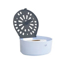 Dispenser p/hig. rolao 300/500m. cinza/branco New Classic – Nobre - Bin Embalagens