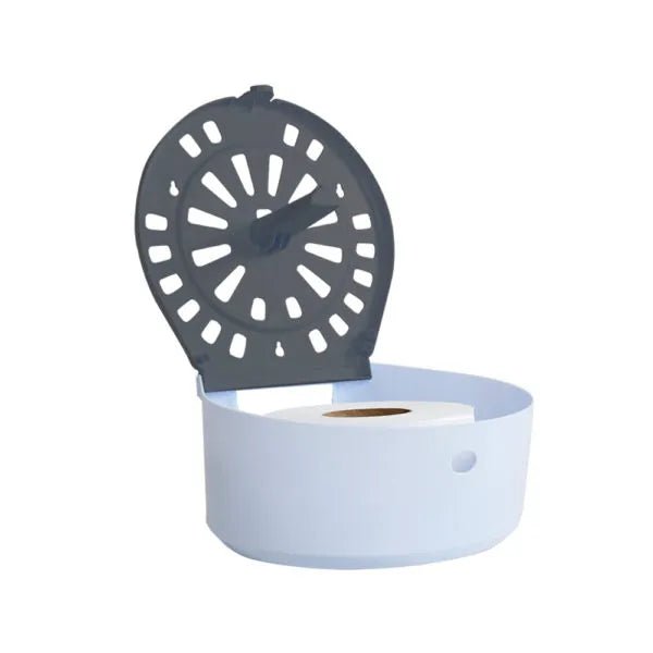 Dispenser p/hig. rolao 300/500m. cinza/branco New Classic – Nobre - Bin Embalagens