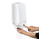 Dispenser p/sabonete liq./álcool gel 800ml (c/ reserv.val. Xpro) emb. ind. inox branco - Select - Nobre - Bin Embalagens