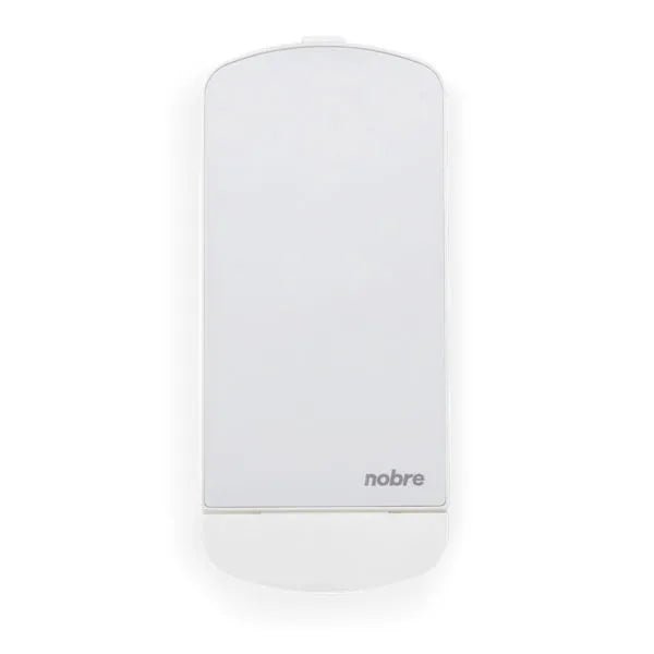 Dispenser p/sabonete liq./álcool gel 800ml (c/ reserv.val. Xpro) emb. ind. inox branco - Select - Nobre - Bin Embalagens