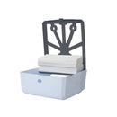 Dispenser p/toalha 1/3D. cinza/branco New Classic - Nobre - Bin Embalagens