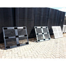 Eco Pallet de Plástico Vazado Preto 1,00x120M - Bin Embalagens