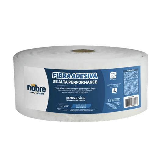 Fibra Adesiva p/ Limpeza de Alta Performance - Rolo c/ 60unid. - Nobre - Bin Embalagens