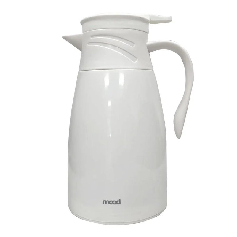 Garrafa térmica plástica 1l Branca – Mood - Bin Embalagens