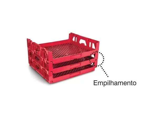 Grade de Pão Plástica– MS51V2 – Gruplast - Bin Embalagens