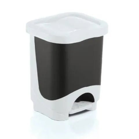 Lixeira De Plástico 24L C/ Pedal + Base + Corpo - Bin Embalagens