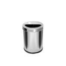 Lixeira Em Aço Inox Com Aro Meia Lua 13,5 Litros Binnox - Bin Embalagens