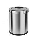 Lixeira Em Aço Inox Com Tampa Meia Esfera 13 L Binnox - Bin Embalagens