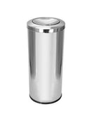 Lixeira Em Aço Inox Com Tampa Meia Esfera 50L Binnox - Bin Embalagens