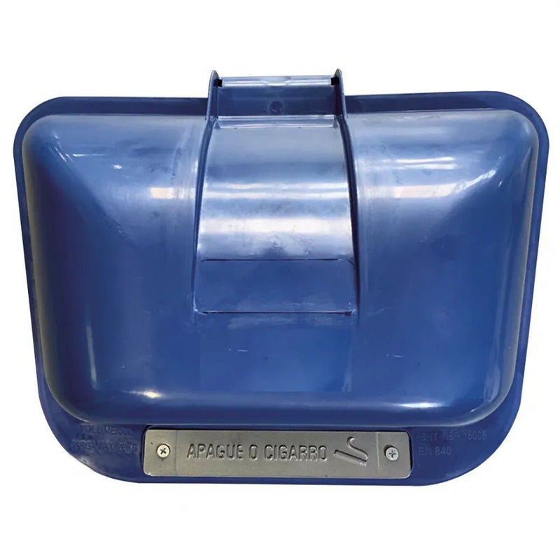 Lixeira Individual Coleta Seletiva Com Suporte Gruplast Amarela 50L - Bin Embalagens