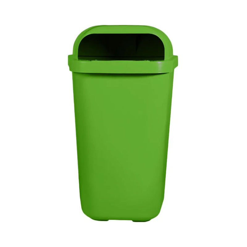 Lixeira Individual Coleta Seletiva Com Suporte Gruplast Verde 50L - Bin Embalagens