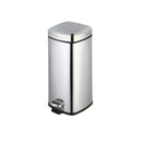 Lixeira INOX Com Pedal Quadrada 12 Litros - Bin Embalagens