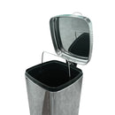 Lixeira INOX Com Pedal Quadrada 20 Litros - Bin Embalagens