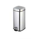 Lixeira INOX Com Pedal Quadrada 30 Litros - Bin Embalagens