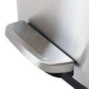 Lixeira INOX Com Pedal Retangular 12 Litros - Bin Embalagens