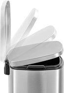 Lixeira INOX Com Pedal Retangular 12 Litros - Bin Embalagens