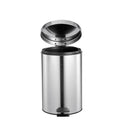 Lixeira inox c/pedal 3 Litros polido - Bin Embalagens
