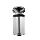 Lixeira inox c/pedal 5l. polido - Bin Embalagens