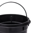 Lixeira inox redonda c/pedal 8l. polido Gruplast - Bin Embalagens