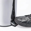 Lixeira inox redonda c/pedal 8l. polido Gruplast - Bin Embalagens