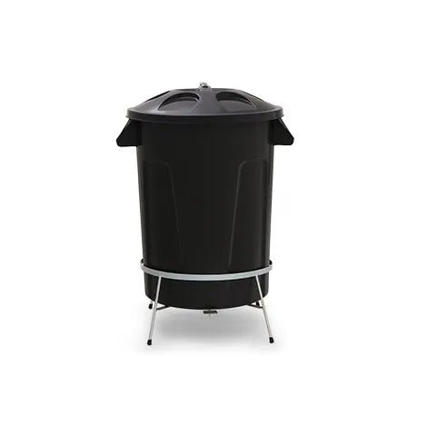 Lixeira Plástica Com Pedal em Aço 100 L Gruplast Diversas Cores Disponíveis - Bin Embalagens