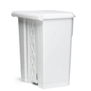 Lixeira Plástica Nobre 80 Litros Com Pedal Branca - Bin Embalagens