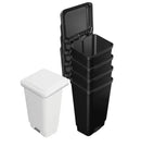 Lixeira Plástica Retangular 15 Litros Retangular Preta - Bin Embalagens