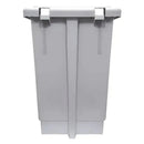 Lixeira Plástica Retangular 25 Litros Com Pedal Preta - Bin Embalagens