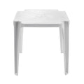 Mesa de Plástico Monobloco - Topázio - Branca - Bin Embalagens