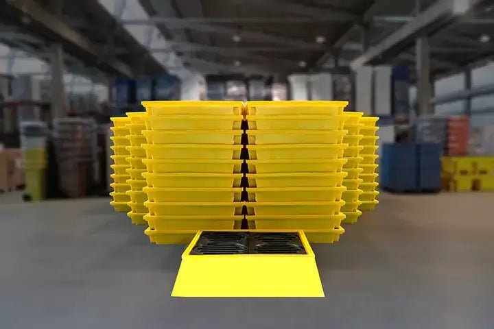 Pallet de Conteção, IBC 150 Litros, 4 Tambores - Bin Embalagens