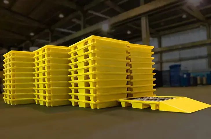 Pallet de Conteção, IBC 150 Litros, 4 Tambores - Bin Embalagens