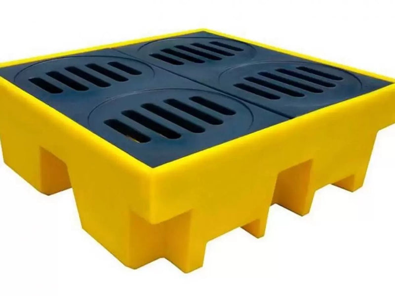 Pallet de Conteção, IBC 420 Litros, 4 Tambores - Bin Embalagens