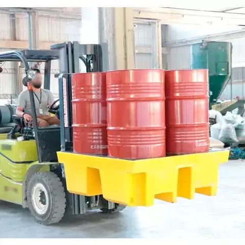 Pallet de Conteção, IBC 420 Litros, 4 Tambores - Bin Embalagens