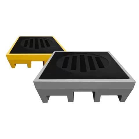 Pallet de Contenção Rotomoldado P/ 01 Tambor, 100 Litros - Bin Embalagens