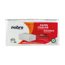 Papel Toalha Interfolha Comfort - 100% celulose virgem - 20x22cm - c/1250fls - Nobre - Bin Embalagens