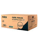 Papel Toalha Interfolhas Fit - 20x20cm - c/ 4800fls - Nobre - Bin Embalagens
