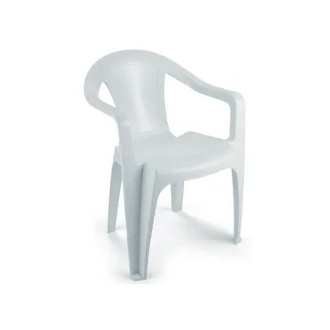 Poltrona de Plástico Baixa Peróla - Preta - Bin Embalagens