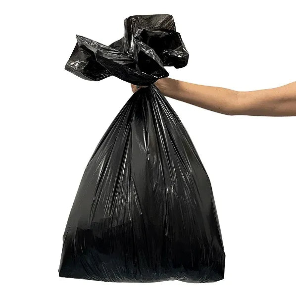 Saco Para Lixo 100 Litros Preto 100 Unidades Conforme a Norma ABNT - Bin Embalagens