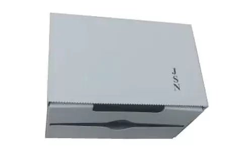 Toalheiro em pintura epóxi para papel bobina 20/25cm por 100m ou para papel interfolha 23x27 (2 dobras). - Bin Embalagens